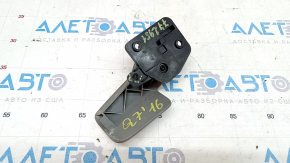 Bonnet lock opening handle interior Audi Q7 16-19 gray, broken fastening, scratches