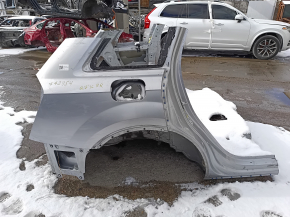 Quarter wing rear right Audi Q7 16-24 on the body, white, pokes