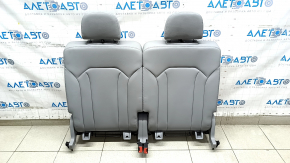 Rear row of seats 3rd row upper part Audi Q7 16-19 leather gray, with headrests and bracket