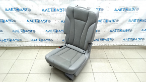 Rear row of seats 2nd row left Audi Q7 16-19 grey leather with perforation, heated, for cleaning