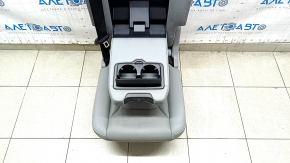 Rear row of seats 2nd row central Audi Q7 16-19 grey leather, dry cleanable