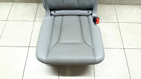 Rear row of seats 2nd row right Audi Q7 16-19 leather gray with perforation, with heating, scratches