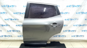 Door assembly rear left Nissan Rogue Sport 17-22 graphite KAD, butt