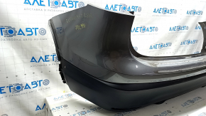 Rear bumper bare Nissan Rogue Sport 17-19 graphite, scratch