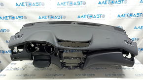Torpedo front panel with AIRBAG Nissan Rogue Sport 17-19 black, rusty squib, scratches