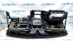 Torpedo front panel with AIRBAG Nissan Rogue Sport 17-19 black, rusty squib, scratches