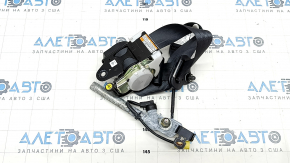 Driver's seat belt with tensioner Honda CRV 23-25 HEV black, dry cleanable