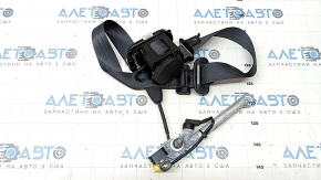 Passenger seat belt with tensioner Honda CRV 23-25 HEV black, melted, for dry cleaning