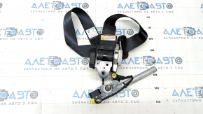 Passenger seat belt with tensioner Honda CRV 23-25 HEV black, melted, for dry cleaning