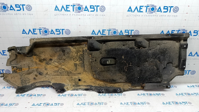 Right underbody protection Audi Q7 16-24 worn, tears