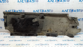 Left underbody protection Audi Q7 16-24 worn, tears
