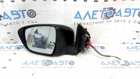 Left side mirror complete Nissan Rogue Sport 17-19 5 pins, turn signal, graphite