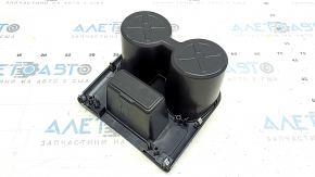 Cup holder central Nissan Rogue Sport 17-22 black, scratches