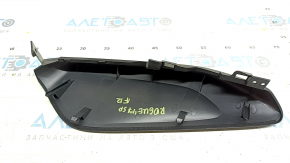 Center console trim side right Nissan Rogue Sport 17-18 upper, black, scratches
