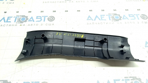 Door sill trim rear right Nissan Rogue Sport 17-22 black, scratches