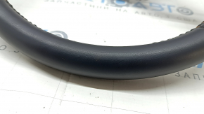 Naked steering wheel Honda CRV 23-25 leather black, with orange stitching under the petals