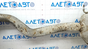 Muffler rear part with barrel Audi Q7 16-19 3.0T rusty