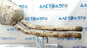 Muffler rear part with barrel Audi Q7 16-19 3.0T rusty