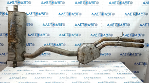 Muffler rear part with barrel Audi Q7 16-19 3.0T rusty