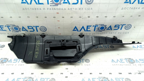 Rear pillar trim left Nissan Rogue Sport 17-19 black, with plug, worn