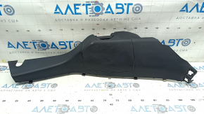 Rear pillar trim right Nissan Rogue Sport 17-19 black, with plug, worn