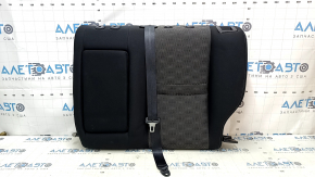 Rear row of seats 2nd row upper part left Nissan Rogue Sport 17-18 cloth black with gray insert, with belt