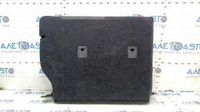 Rear row of seats 2nd row upper part left Nissan Rogue Sport 17-18 cloth black with gray insert, with belt