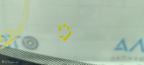 Windshield Honda Accord 18-22 for camera and rain sensor, scratches, sand