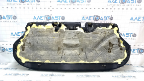 Rear row of seats 2nd row lower part Nissan Rogue Sport 17-18 cloth black with gray insert, dry cleanable