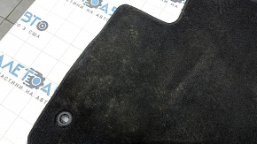 Set of floor mats for Honda CRV 23-25, black cloth, for cleaning