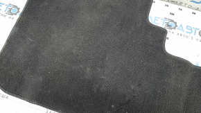 Set of floor mats for Honda CRV 23-25, black cloth, for cleaning