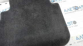 Set of floor mats for Honda CRV 23-25, black cloth, for cleaning
