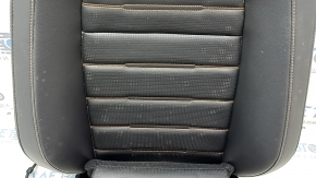 Honda CRV 23-25 passenger seat upholstery, heated, black leather with orange stitching, Sport Touring, Sport-L, for cleaning
