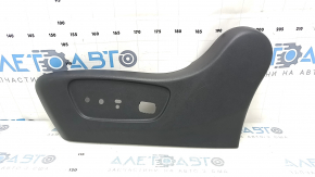 Driver's side seat trim left Nissan Rogue Sport 17-21 black