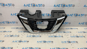 Radiator grill grill Nissan Rogue 17 - under the camera, under the radar, under the square emblem