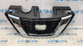 Radiator grill grill Nissan Rogue 17- without camera, under radar, under round emblem