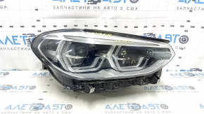 Headlight front right complete BMW X3 G01 X4 G02 18-21 LED ADAPTIVE, with mount, with seal, sand