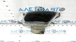 Exhaust pipe rear barrel left Volvo XC40 19-25 chrome