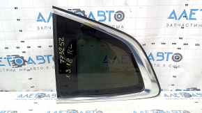 Window blind glass rear left BMW X3 G01 18-21 chrome, tinted, torn seal