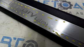 Door sill outer front left BMW X3 G01 18-21 chrome, LUXURY-LINE, oxides