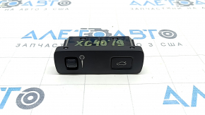 Button for opening the trunk door interior Volvo XC40 19-25 black