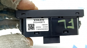 Button for opening the trunk door interior Volvo XC40 19-25 black