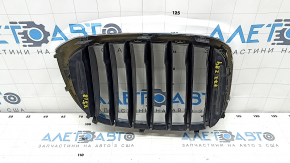 Radiator grill left BMW X3 G01 18-21 nostril, chrome frame + black grill, sand
