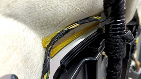 Volvo XC40 19-22 roof lining for panoramic, black, needs cleaning, creased, ceiling light mount came off