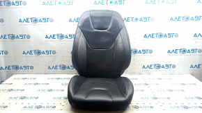 Ford Fusion mk5 17-20 driver's seat trim titanium, black leather