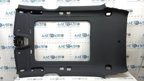 Volvo XC40 19-22 roof lining for panoramic, black, needs cleaning, creased, ceiling light mount came off