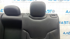 Rear row of seats 2nd row Jeep Compass 17-18 leather black upper part