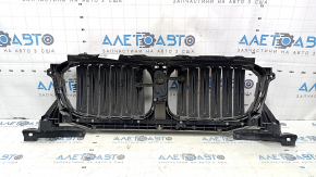 Radiator deflector blinds complete upper BMW X3 G01 18-21 with motor, LUXURY chrome, sand