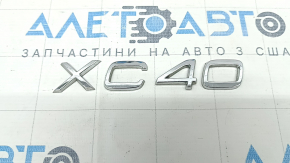 Emblem inscription XC40 tailgate Volvo XC40 19-25