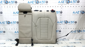 Rear row of seats 2nd row upper part left BMW X3 G01 18-21 leather, beige, with headrest, with belt, with armrest, for dry cleaning